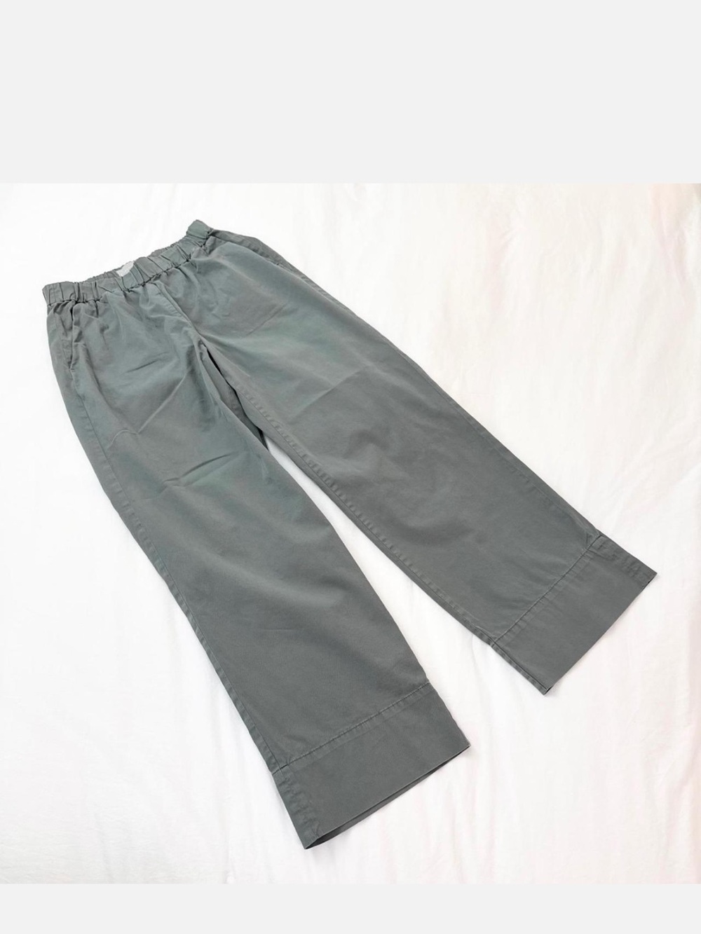 Everlane Men's Wide-Leg Elastic Waist Chinos in Slate
